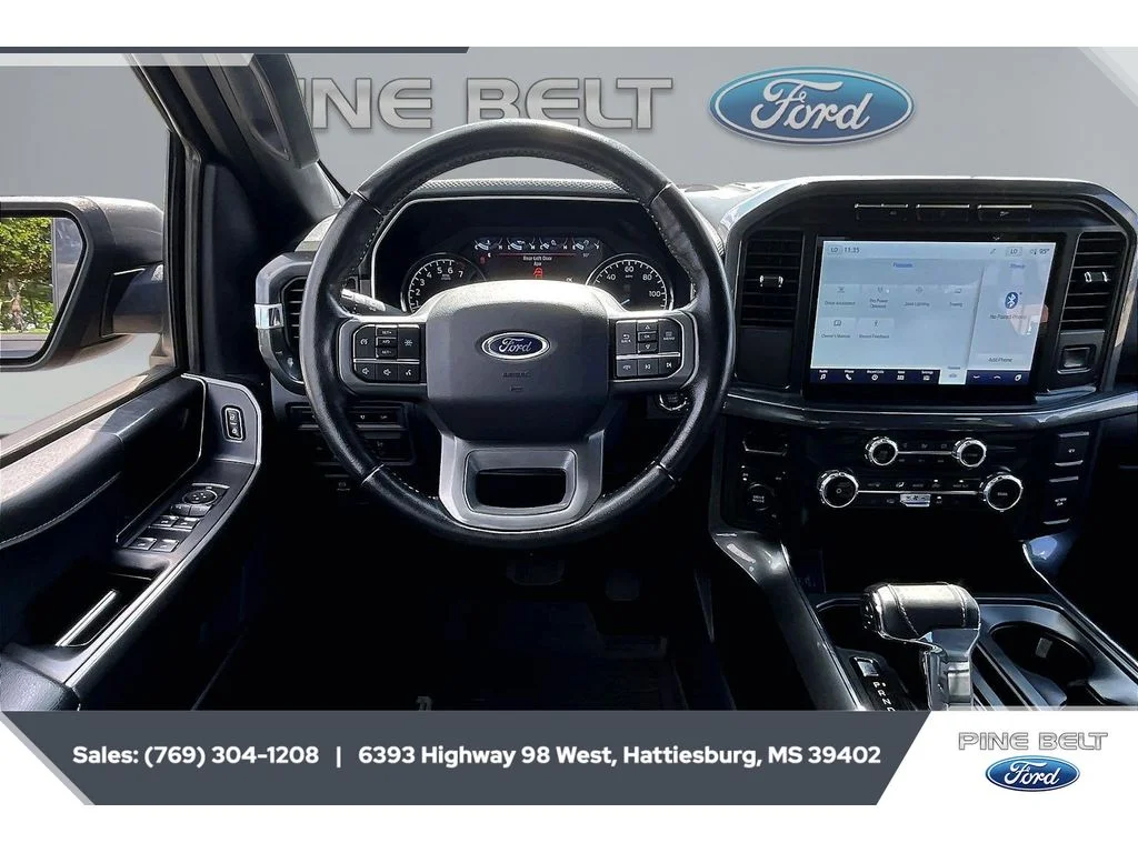 Used 2022 Agate Black Metallic Ford XLT image 5