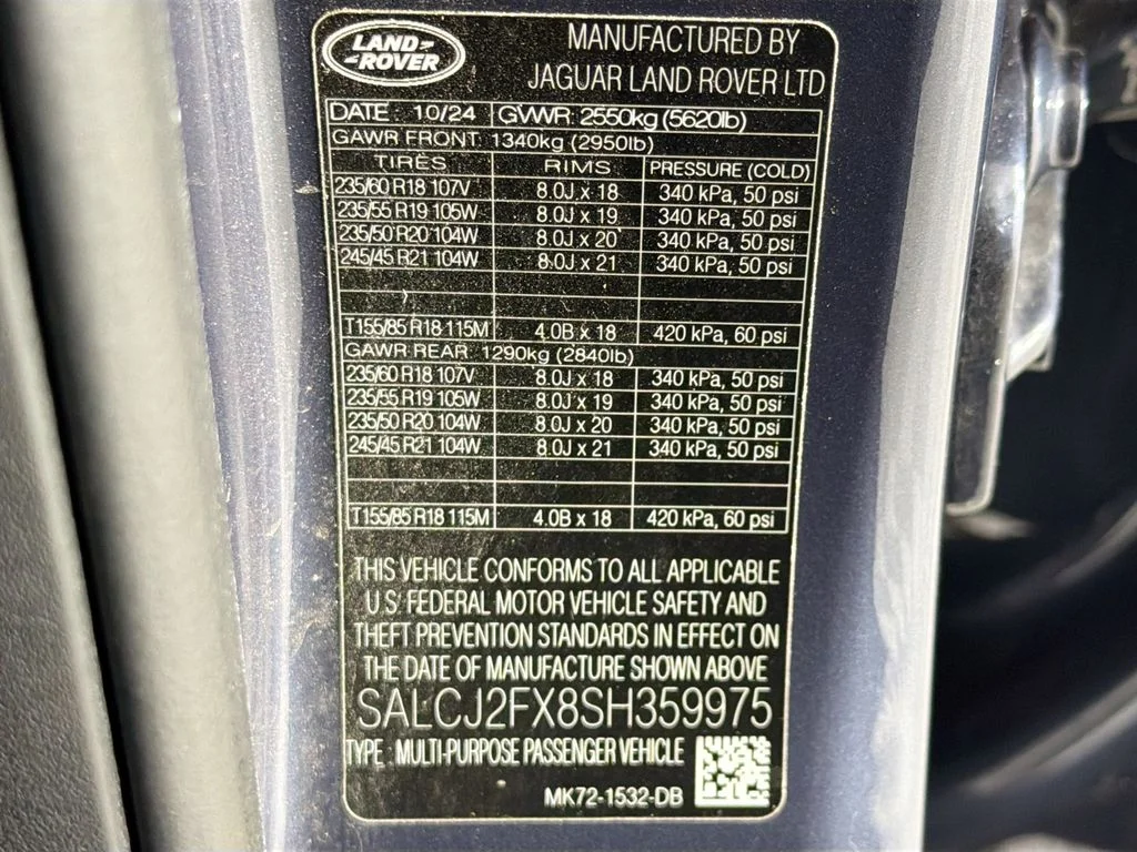 Certified Used 2025 Blue Land Rover S image 34