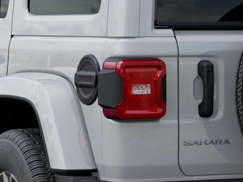 New 2025 Bright White Clear-Coat Exterior Paint Jeep Sahara image 22