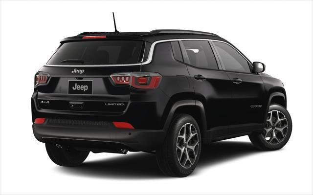 New 2026 Diamond Black Crystal Pearlcoat Jeep Limited image 2