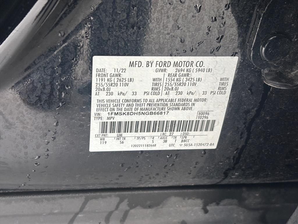 Used 2022 Black Metallic Ford XLT image 30