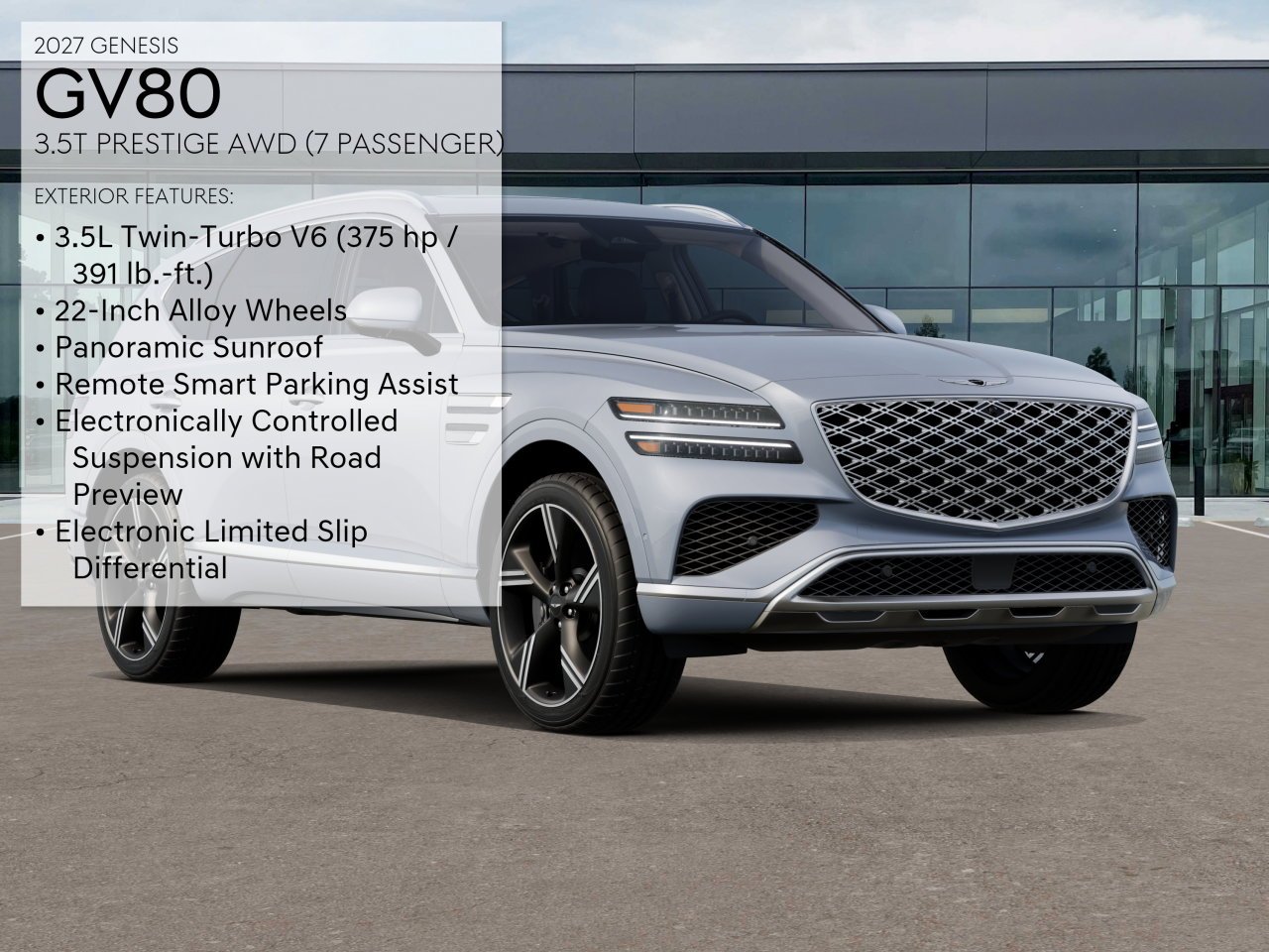 New 2027  Genesis 3.5T PRESTIGE image 3
