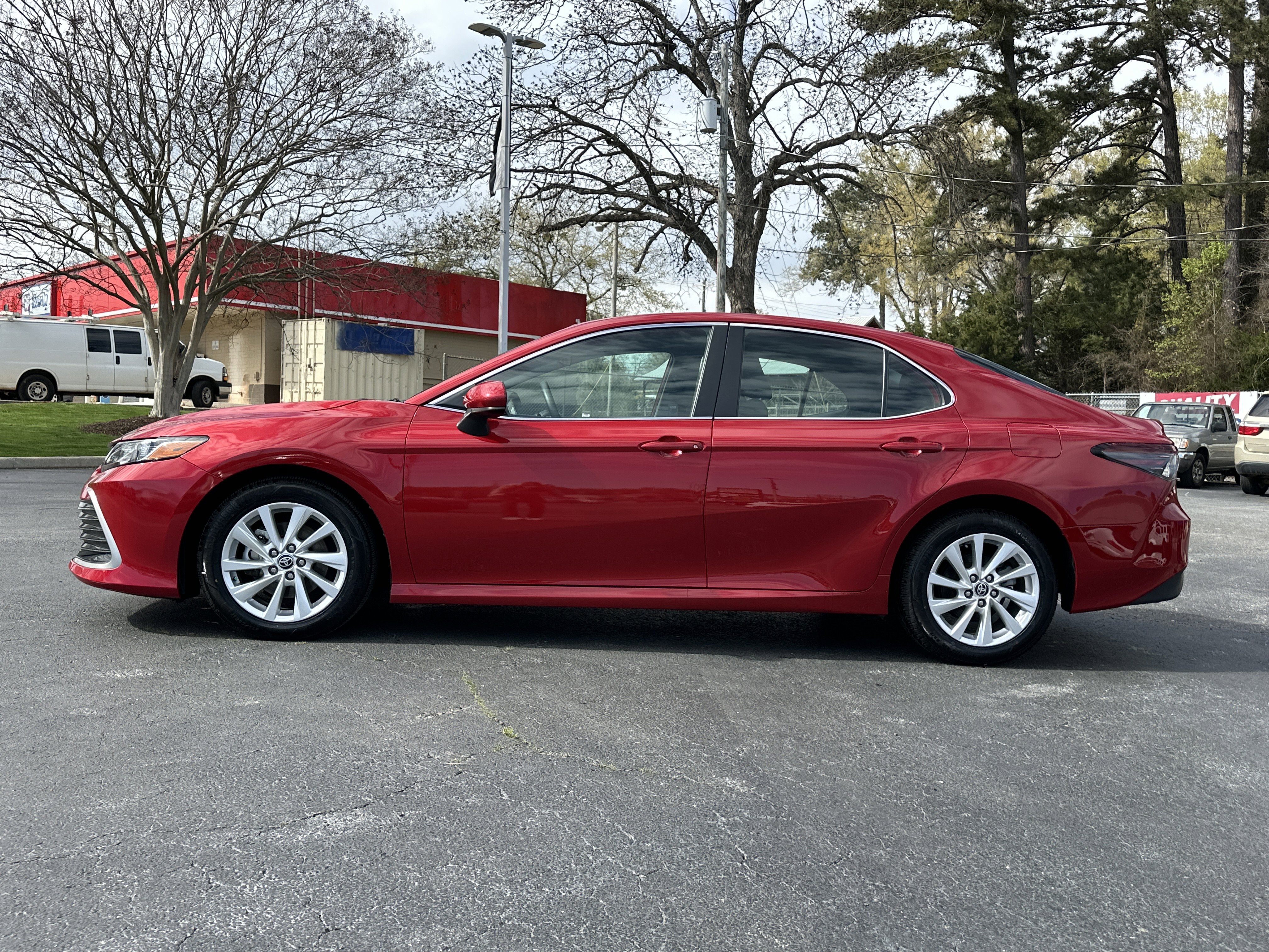 Used 2024 Red Toyota LE image 5