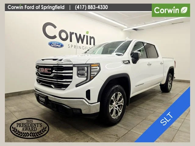 Used 2025 Summit White GMC SLT image 1
