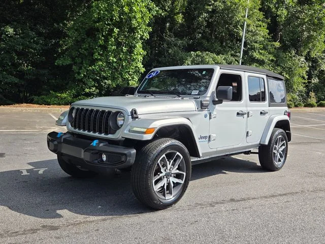 Used 2024 Silver Jeep Sport S 4xe image 3