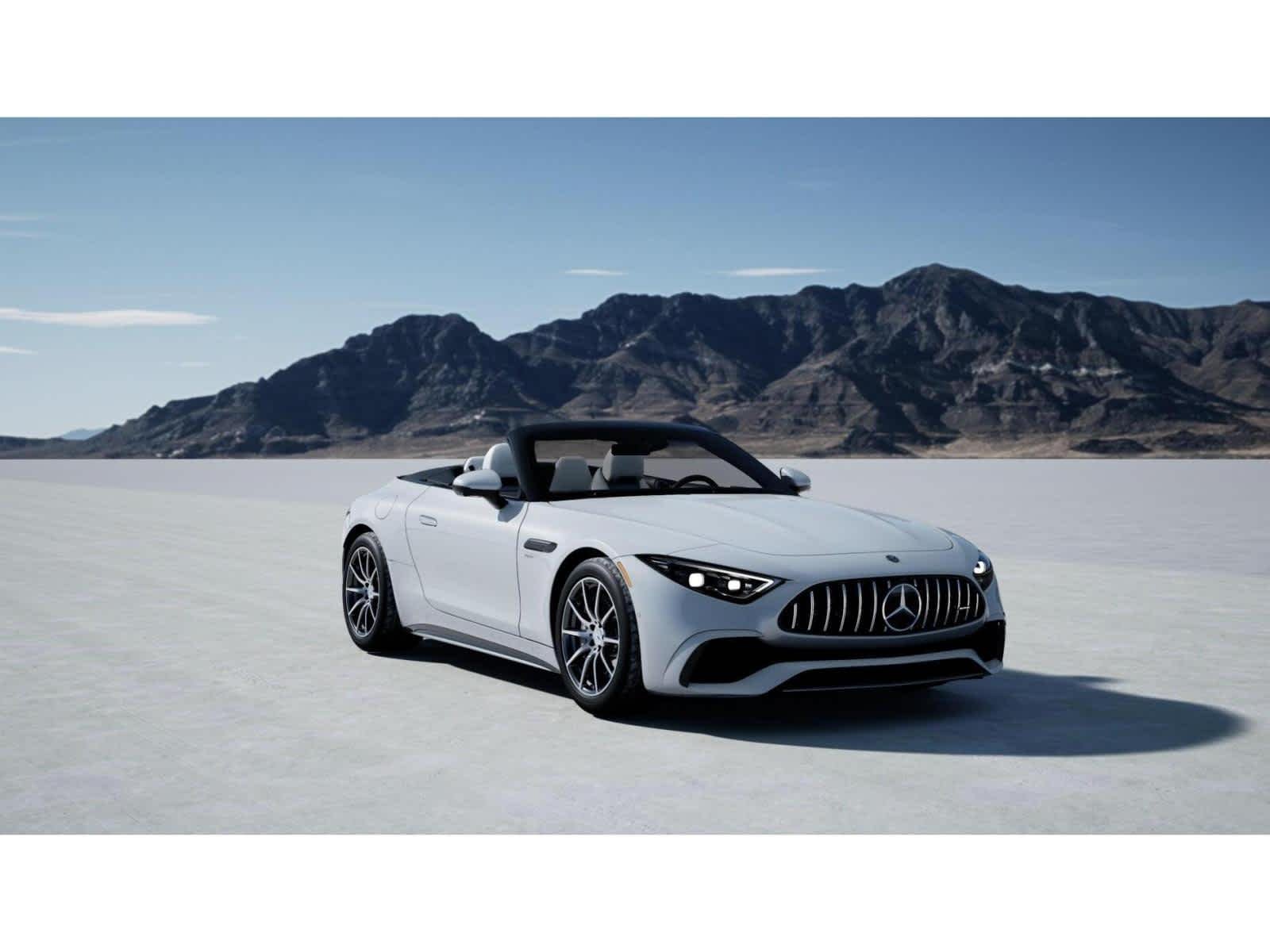 New 2027 MANUFAKTUR Moonlight White Metallic Mercedes-Benz AMG® SL 43 Roadster image 9