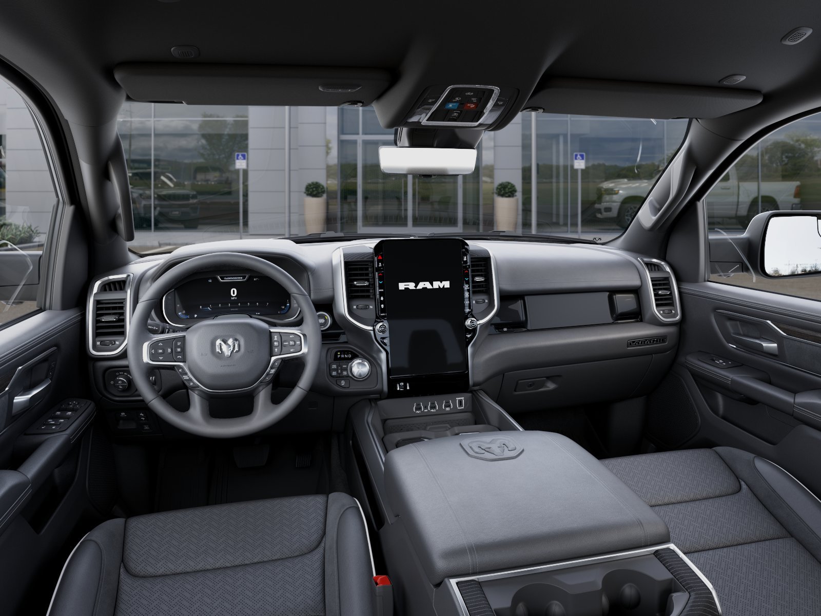 New 2026 Granite Crystal Metallic Clear-Coat Exterior Paint RAM Laramie image 32