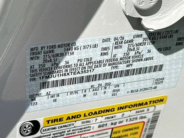 New 2026 White Metallic Ford Active image 20