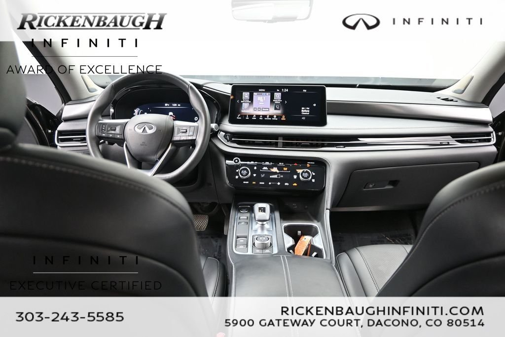 Certified Used 2023 Black INFINITI LUXE image 18