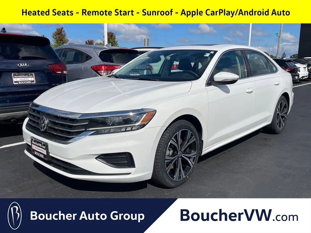 Used 2022 Pure White Volkswagen 2.0T SE image 1