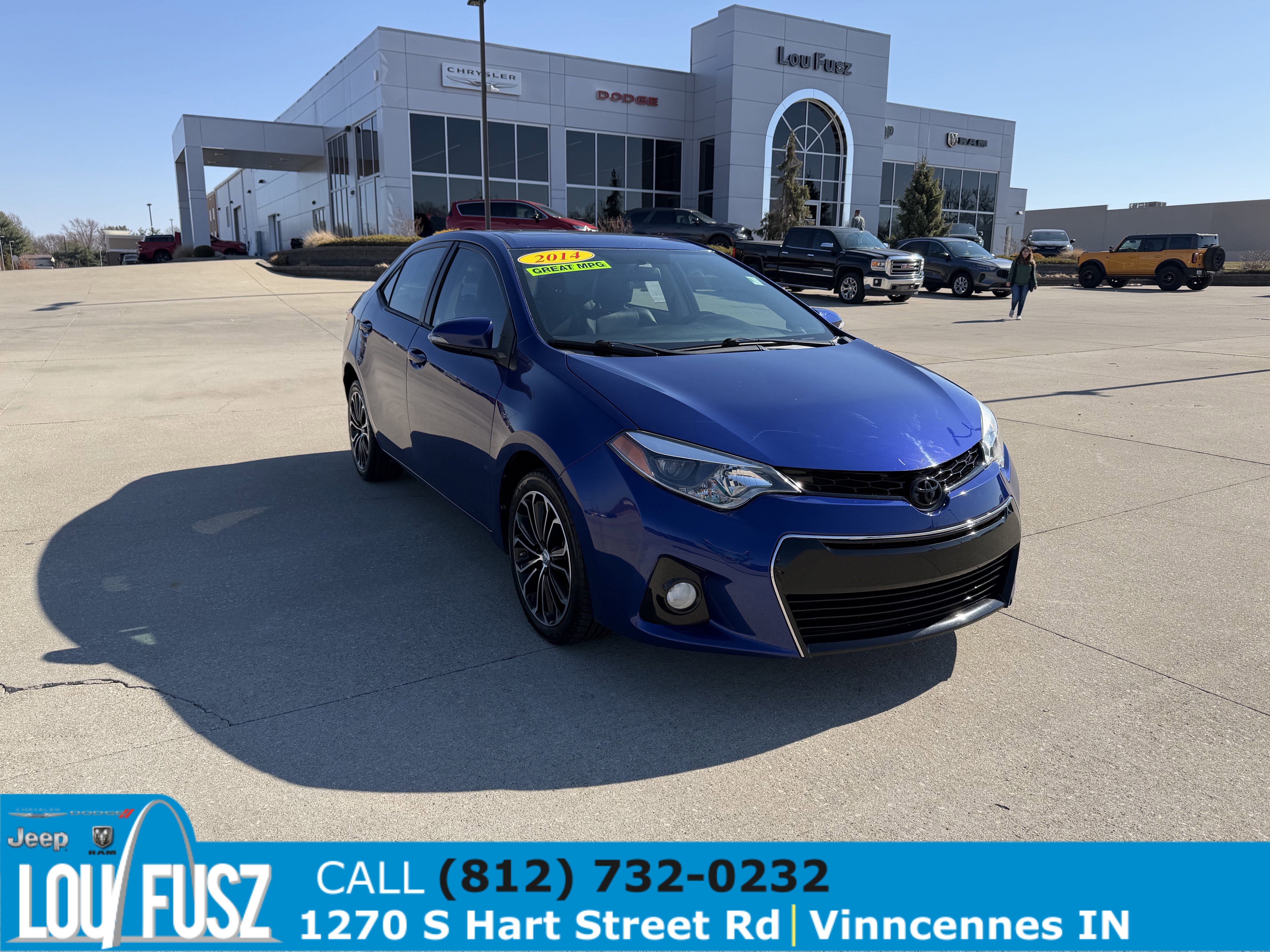 2014 Toyota Corolla S Plus