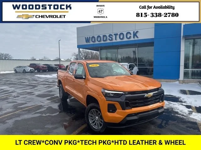New 2026 Sunrise Orange Chevrolet LT image 1
