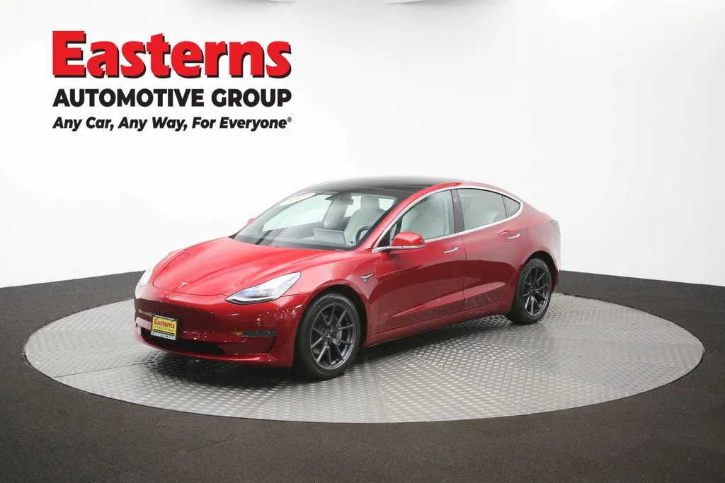 Used 2019 Red Tesla Standard image 52