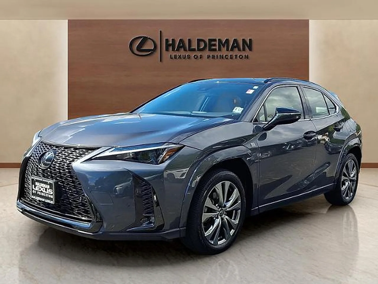 Certified Used 2024 Cloudburst Gray with Obsidian Roof Lexus F SPORT Design image 3