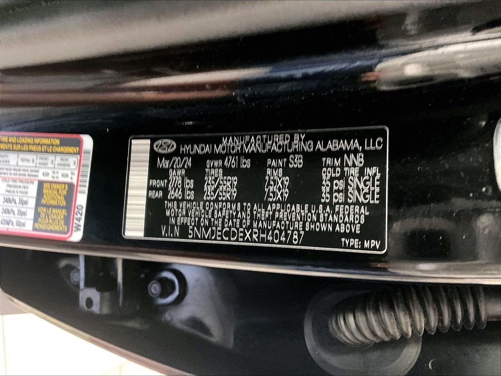 Used 2024 Black Hyundai Limited image 36