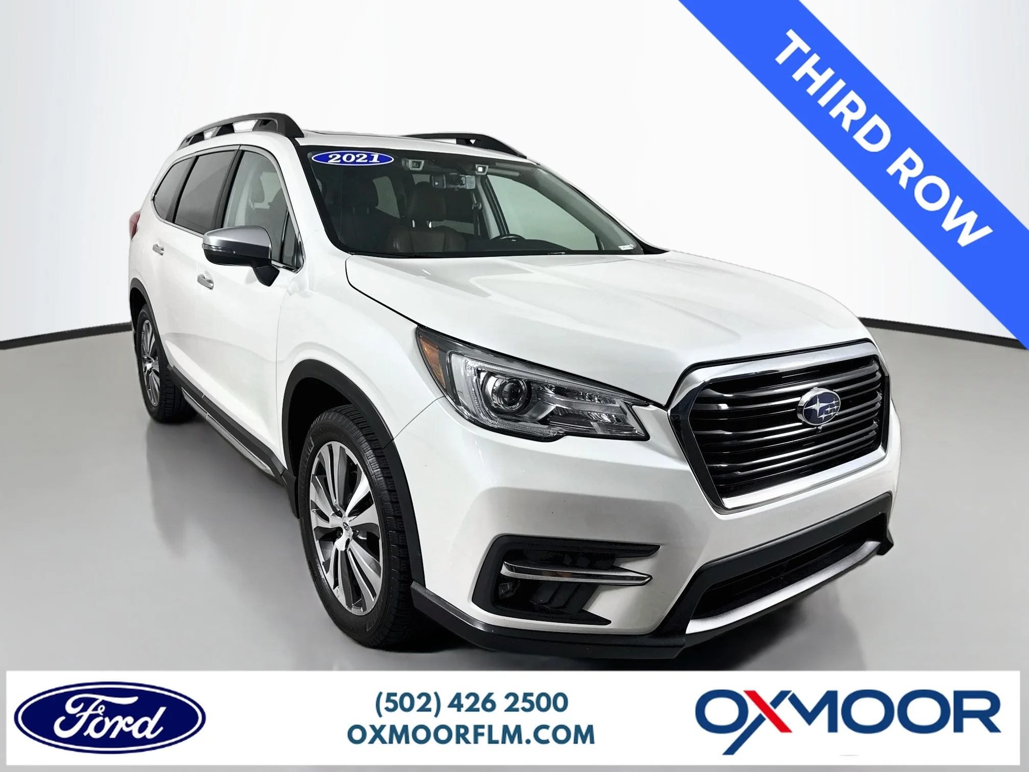 Used 2021 Crystal White Pearl Subaru Touring image 1