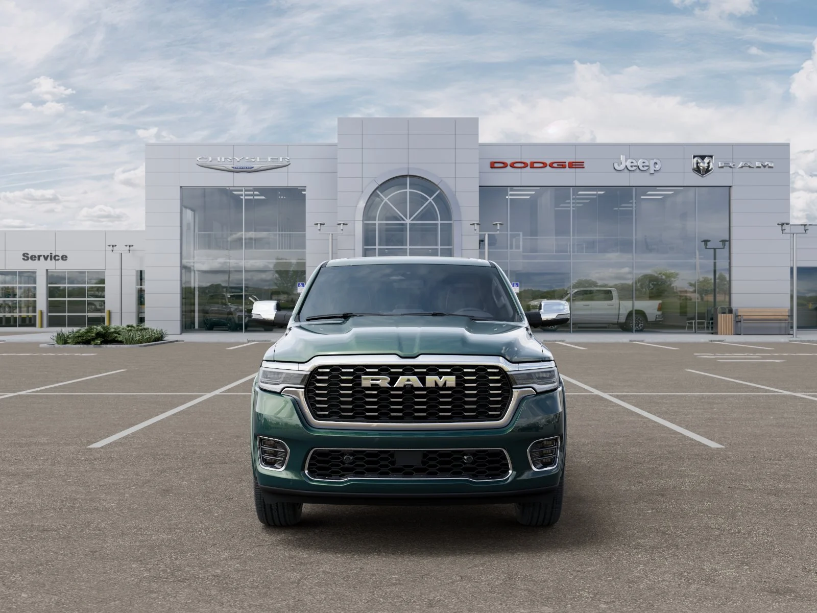 New 2026 Serrano-Green Metallic Exterior Paint RAM Tungsten image 33