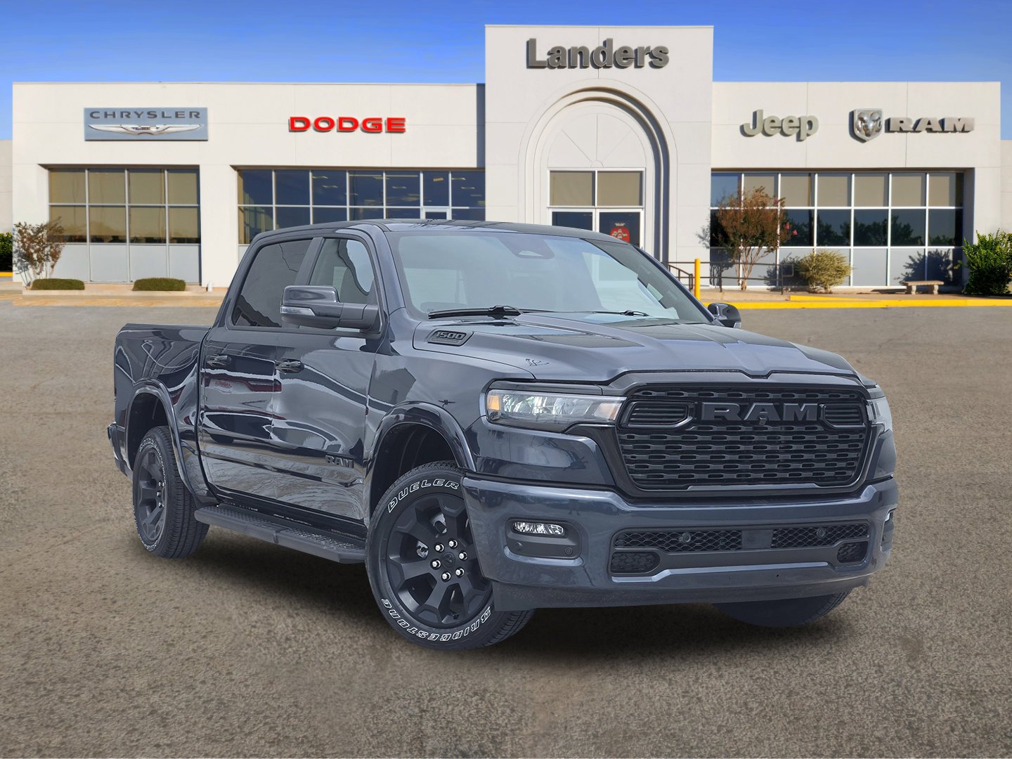 New 2026 Forged Blue Metallic Exterior Paint RAM Big Horn image 1