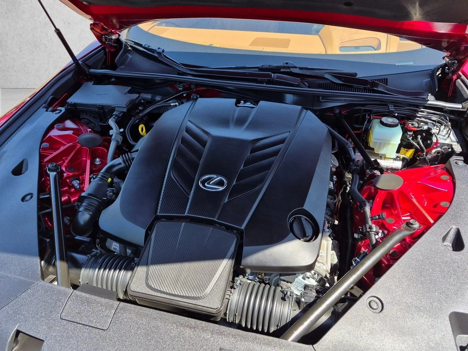 Used 2018 Infrared Lexus LC 500 image 22