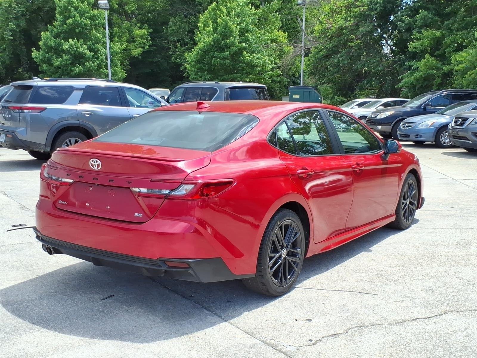 Used 2025 RED Toyota SE image 7