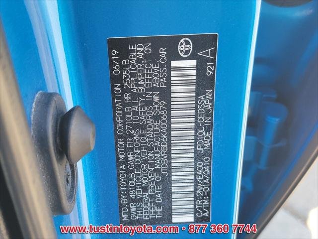 Certified Used 2019 BLACK/PURE BLUE ME. Toyota  image 16