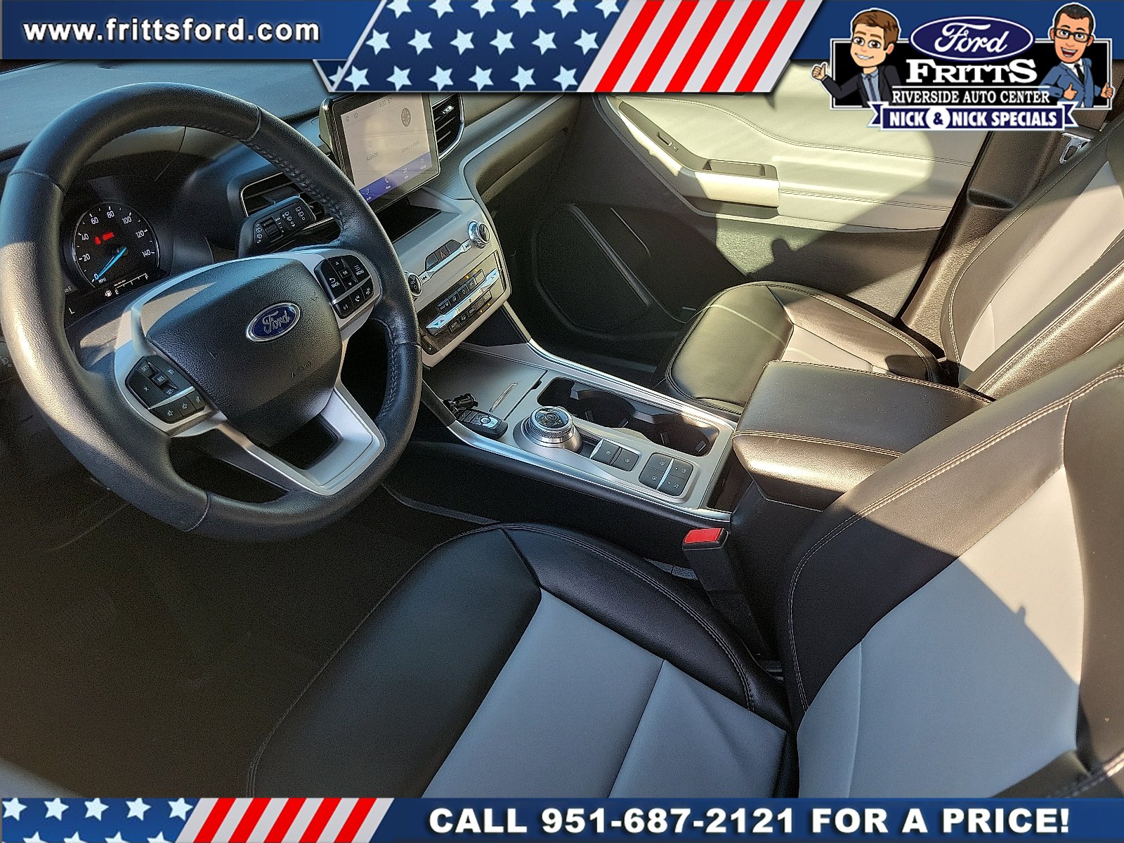 Certified Used 2023 White Metallic Ford XLT image 4