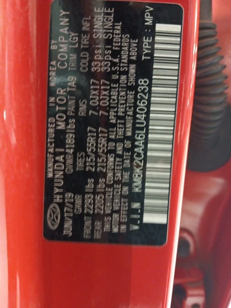 Used 2020 Sunset Orange Hyundai SEL image 10