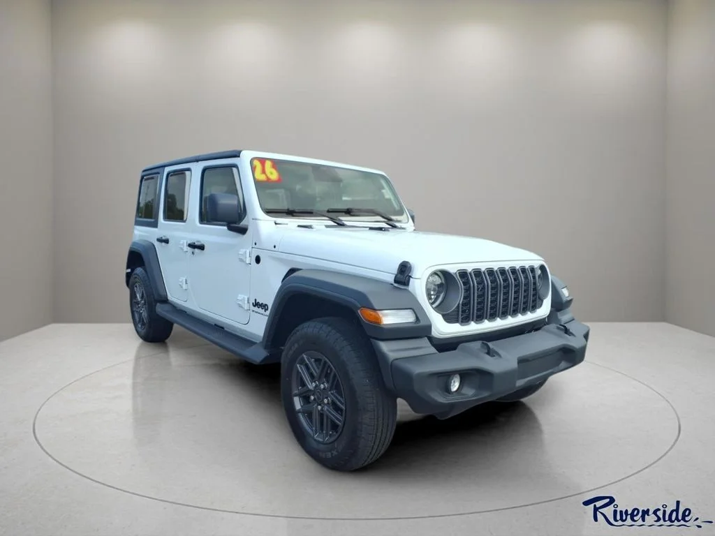 New 2026 Bright White Clearcoat Jeep Sport S image 1