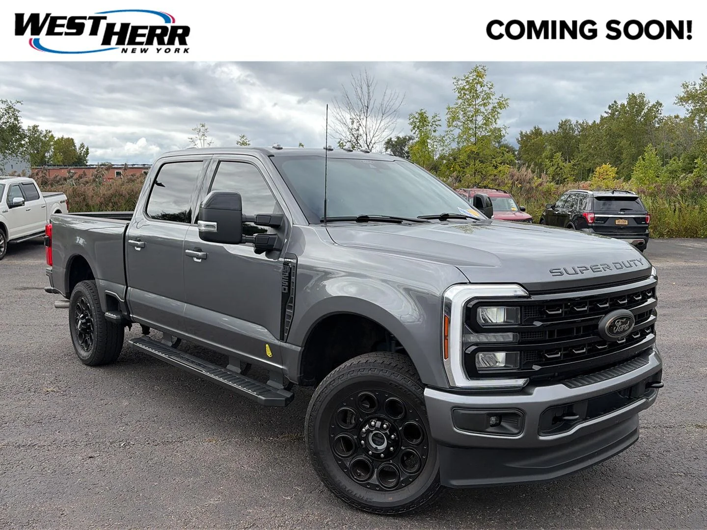 Used 2024 Carbonized Gray Ford LARIAT image 1