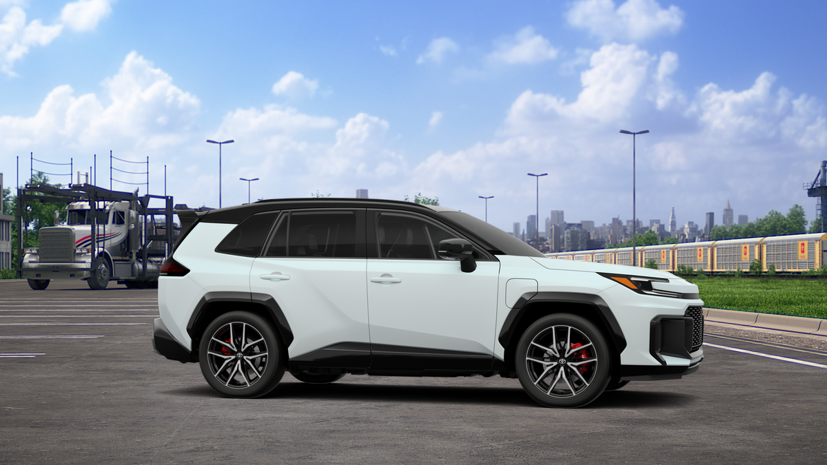 New 2026 Wind Chill Pearl with Midnight Black Metallic roof Toyota GR SPORT image 13