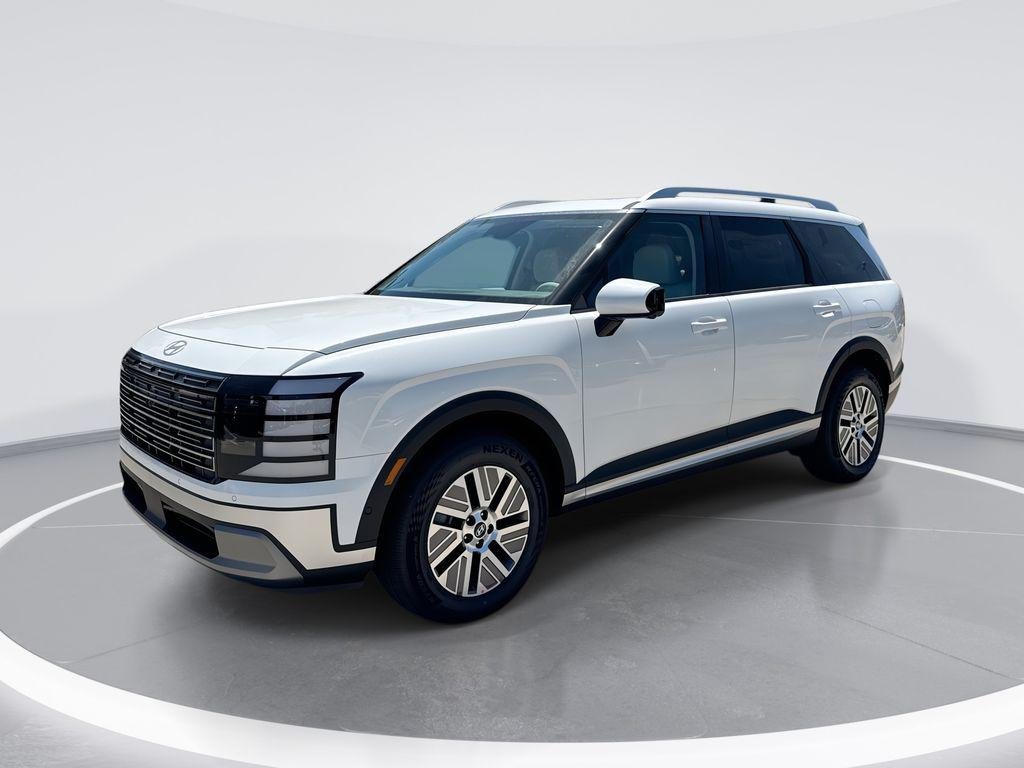 New 2026 Creamy White Pearl Hyundai Blue SEL Premium 7P image 1