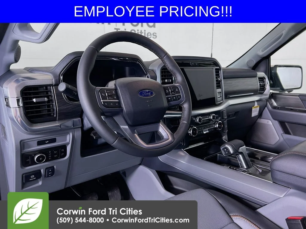 New 2026 Carbonized Gray Metallic Ford Lariat image 3