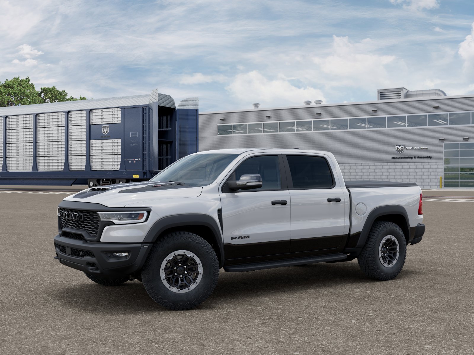 New 2026 Bright White Clear-Coat Exterior Paint RAM RHO image 2