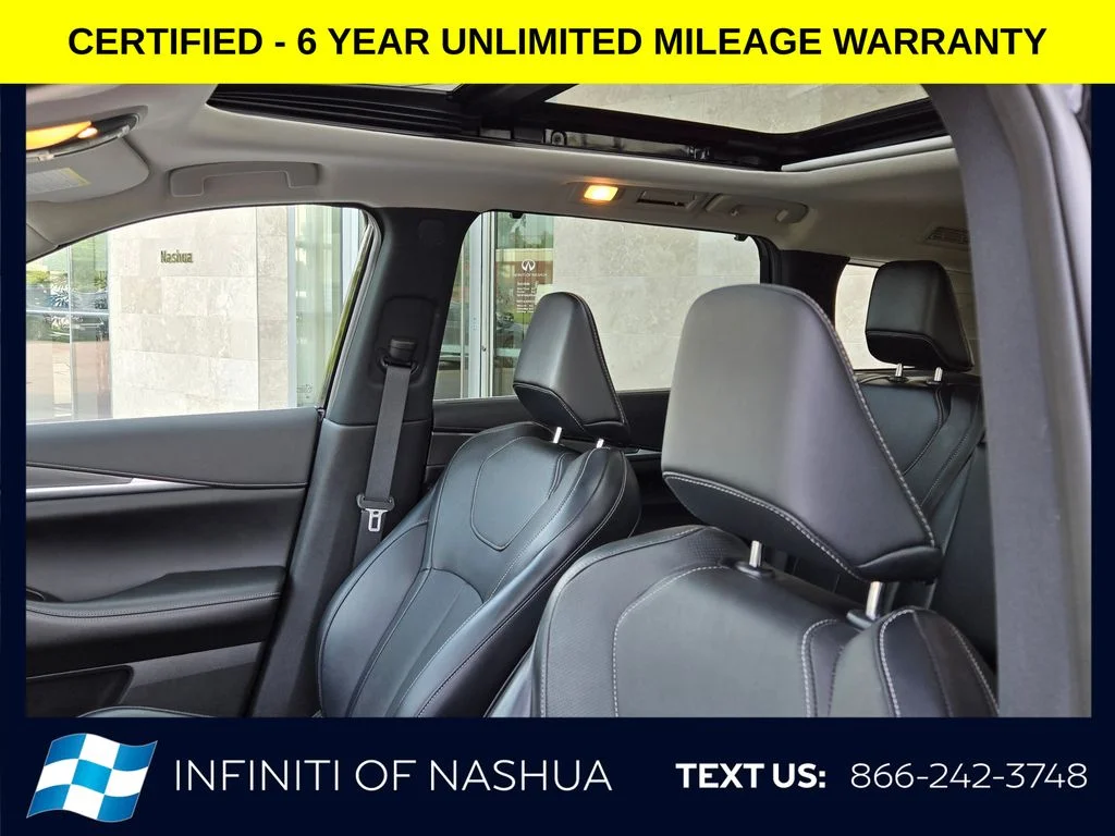 Certified Used 2023 Black INFINITI LUXE image 7