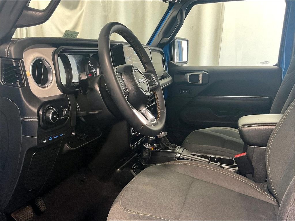 Used 2024 Blue Jeep Sahara 4xe image 8