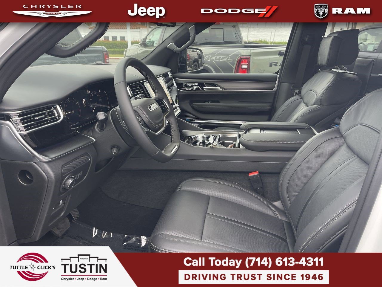 New 2026 Bright White Clearcoat Jeep Summit Obsidian image 17