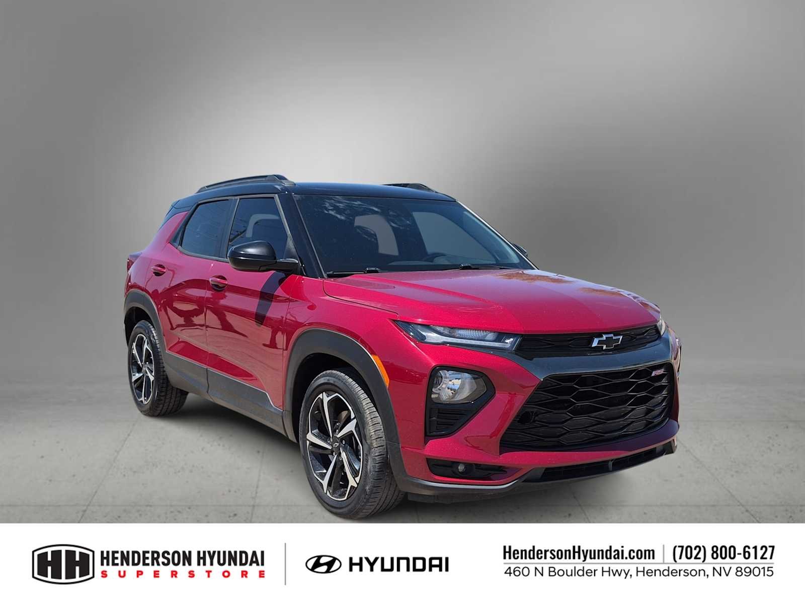 Used 2021 Scarlet Red Metallic Chevrolet RS image 2