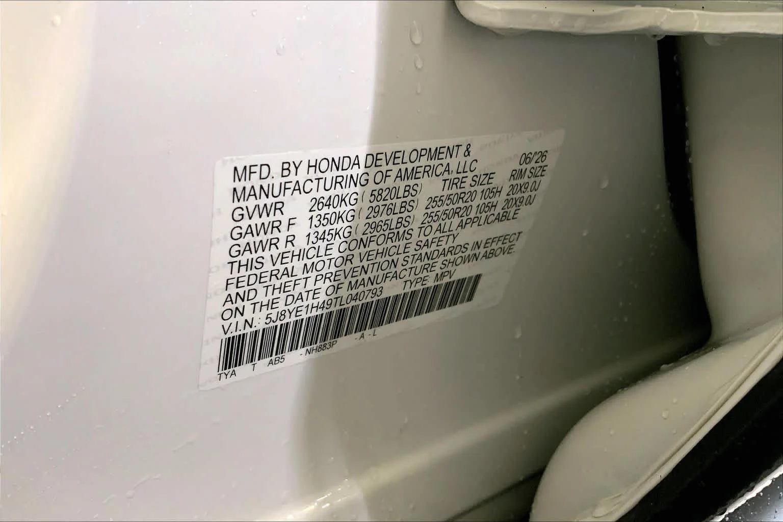 New 2026 Platinum White Pearl Acura With Technology Package image 13
