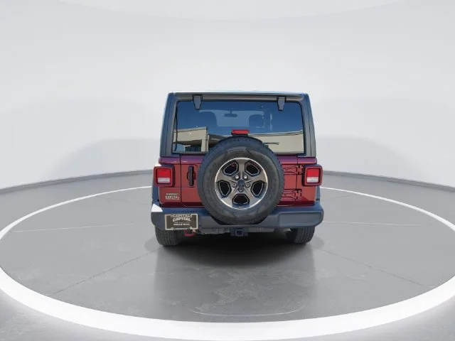 Used 2021 Red Jeep Unlimited Sport S image 7