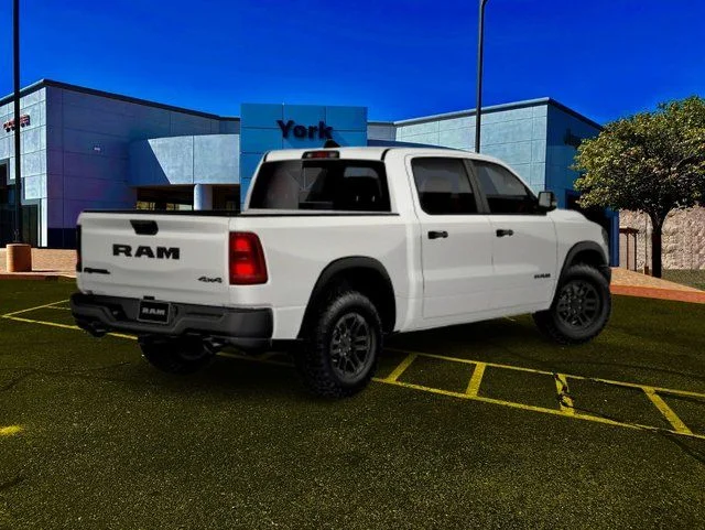 New 2026 Bright White Clear-Coat Exterior Paint RAM Rebel image 3