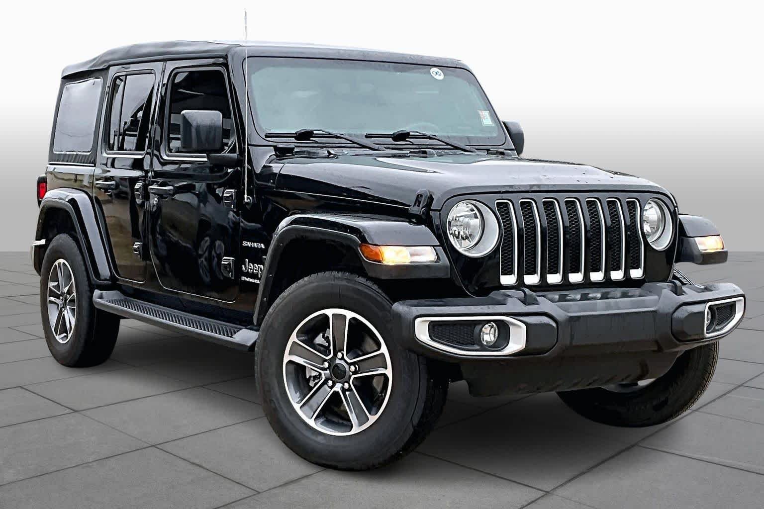 Used 2023 Black Clearcoat Jeep Sahara image 3