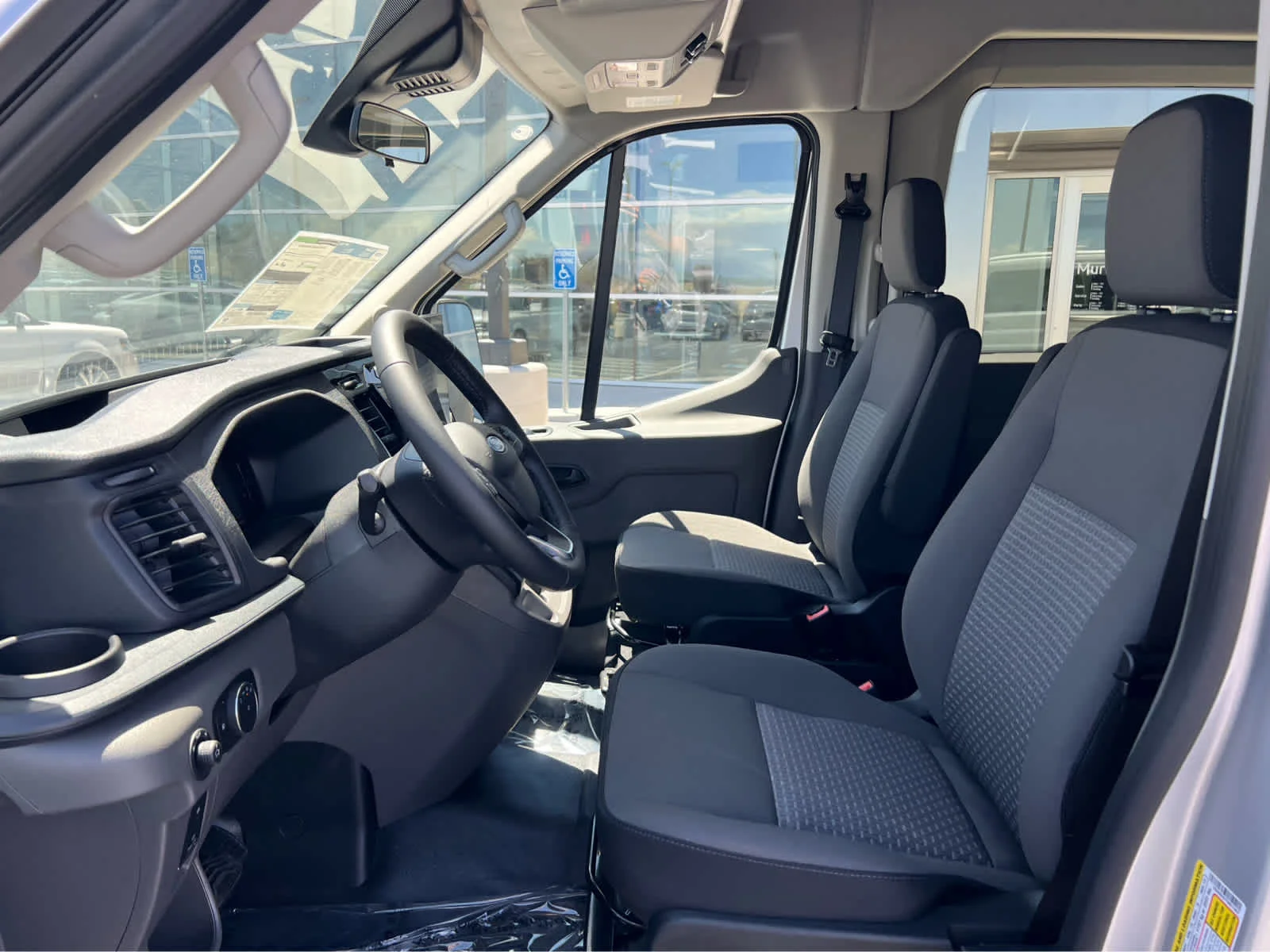 New 2026 Ingot Silver Metallic Ford Passenger Van XLT image 25