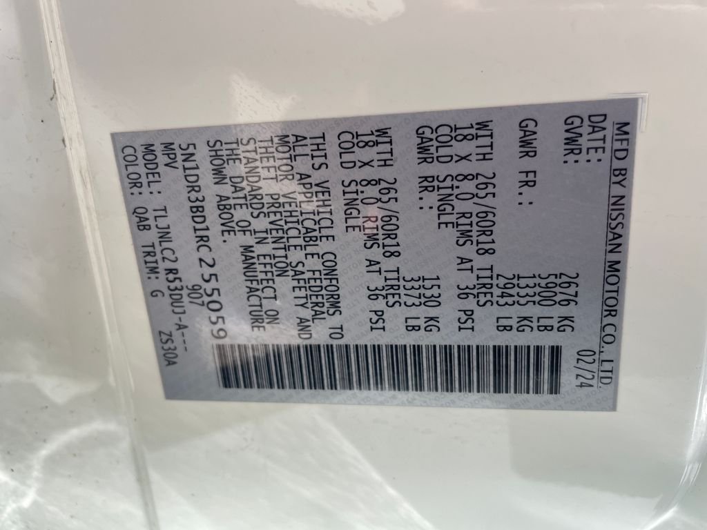Certified Used 2024 White Nissan Rock Creek image 30