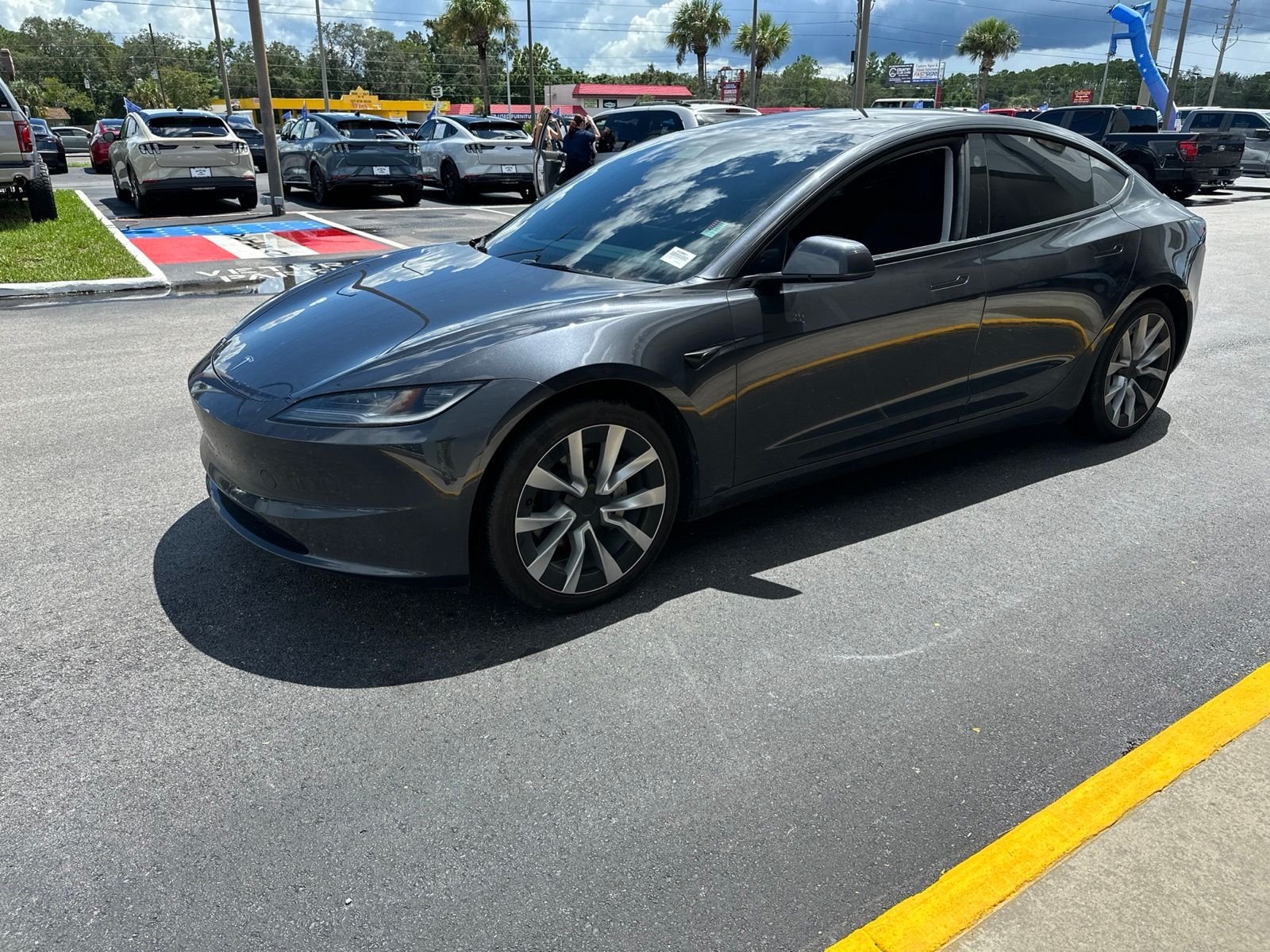 Used 2024 Gray Tesla Long Range image 7