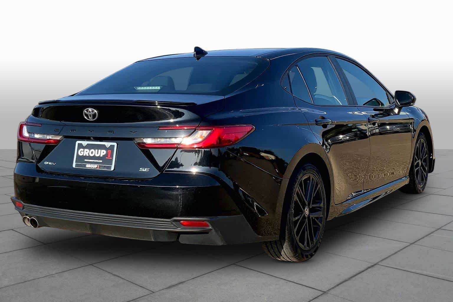 Used 2025 Midnight Black Metallic Toyota SE image 13