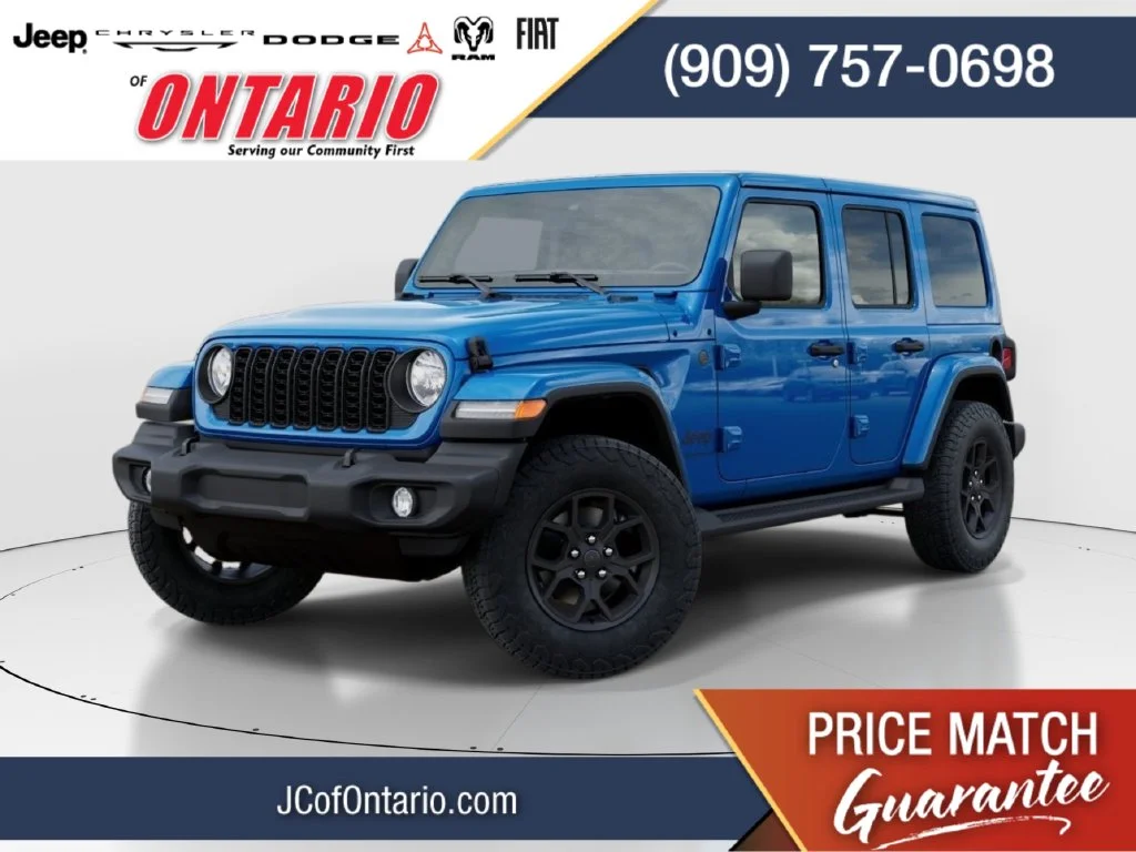 New 2026 Hydro Blue Pearl-Coat Paint Jeep California Edition image 1