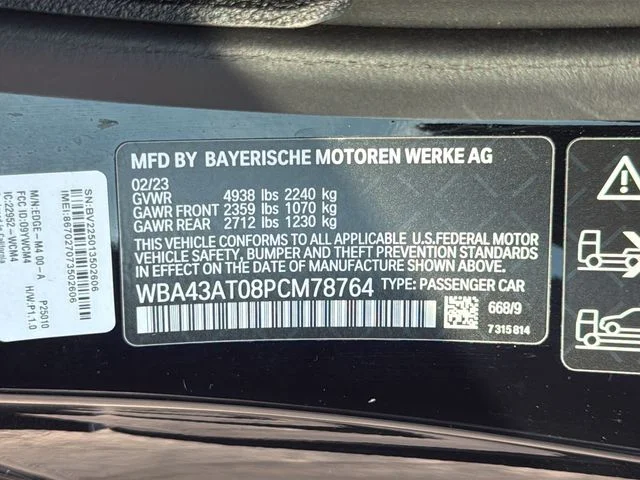 Used 2023 Black BMW 430i xDrive image 18