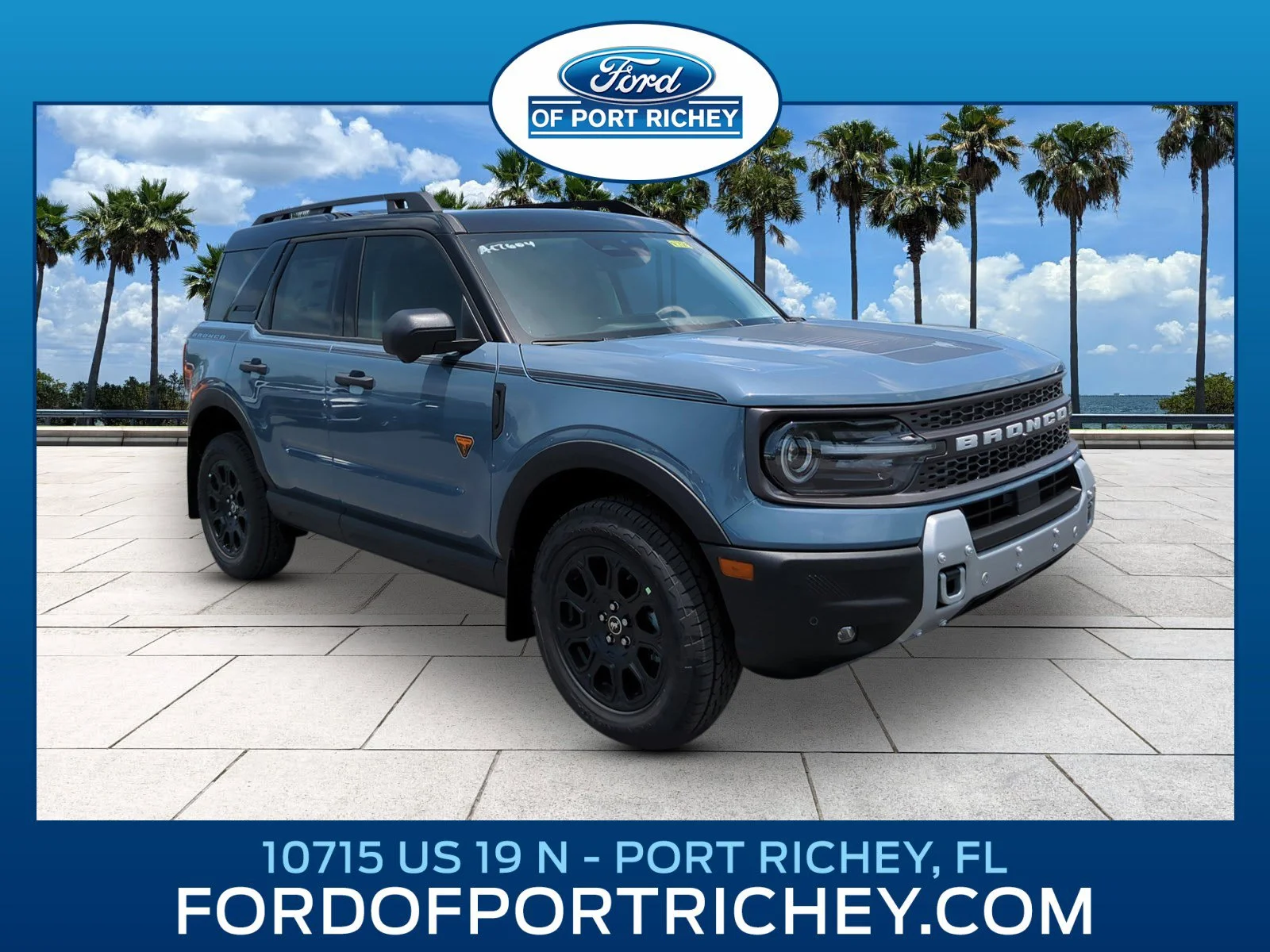 New 2026 Azure Gray Metallic Tri-Coat Ford Badlands® image 1