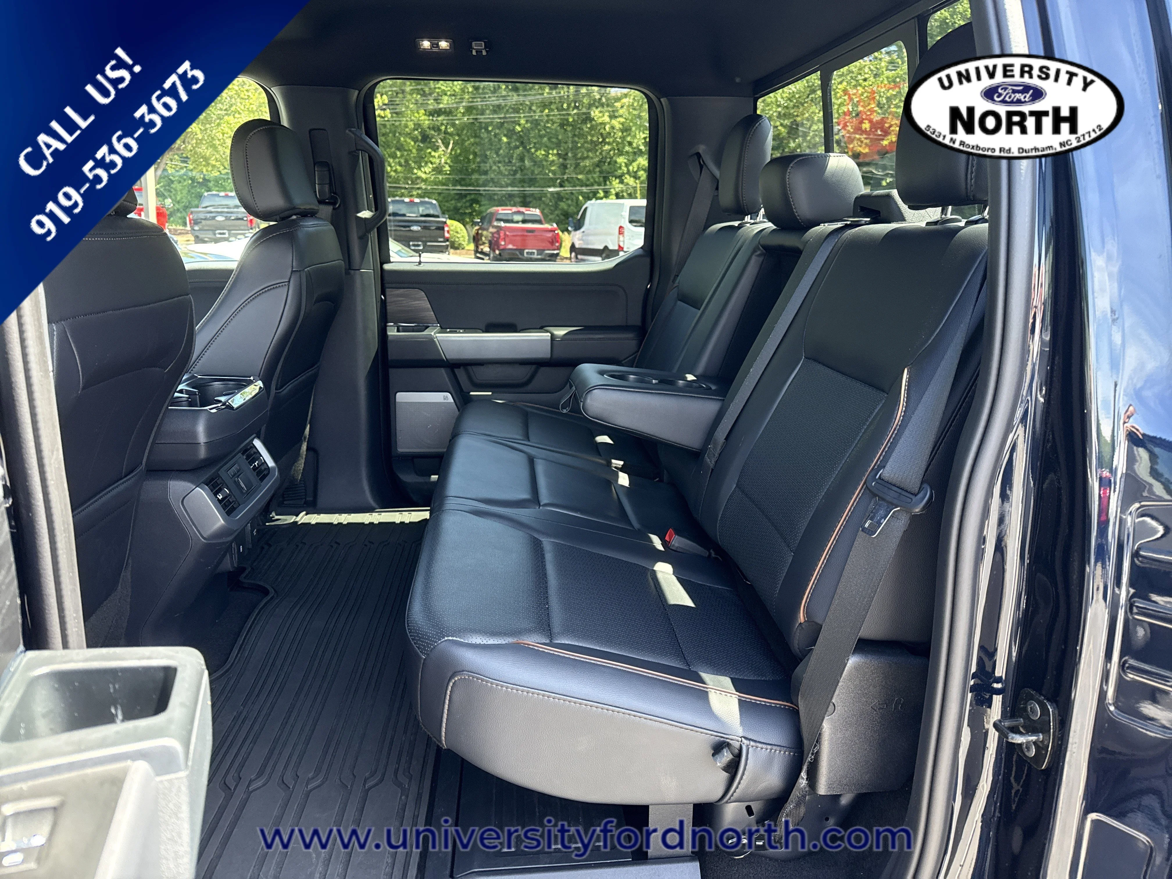 Used 2025 Antimatter Blue Metallic Ford LARIAT image 43
