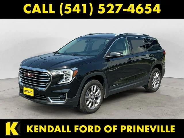Used 2024 Ebony Twilight Metallic GMC SLT image 1